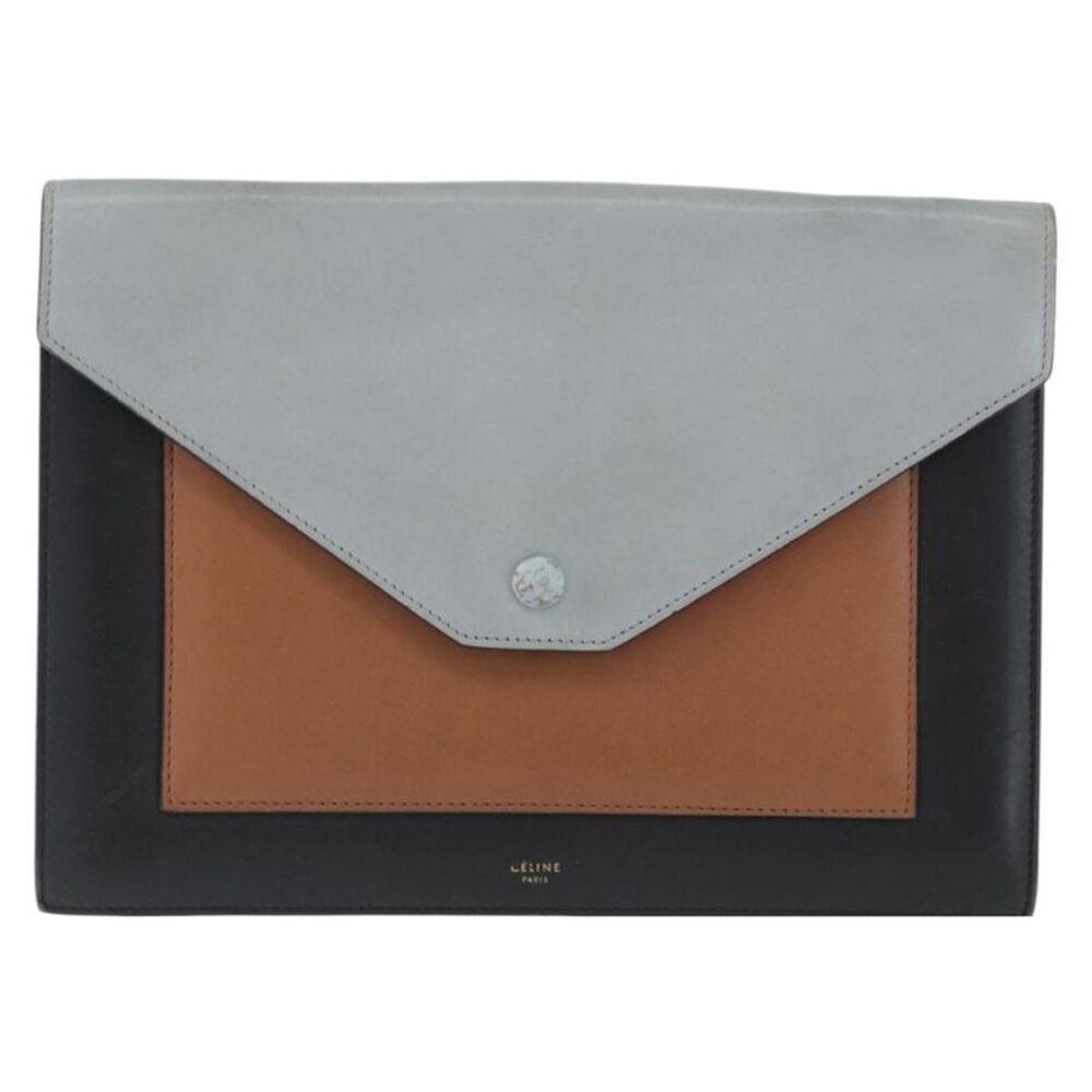 Celine Pocket Envelope Leather Multicolour Leather Shoulder Bag Bag